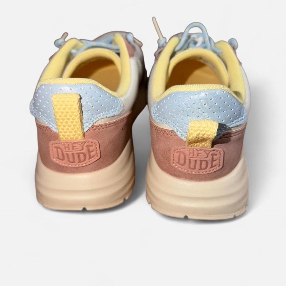 Hey Dude Cream and Tan Casual Shoes - Picture 4 of 7